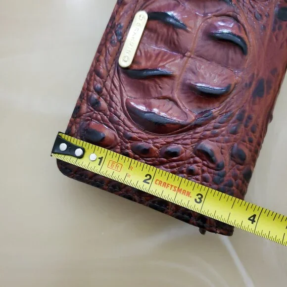 Brahmin Debra Wallet Wristlet in Classic Pecan Melbourne - Picture 11 of 16